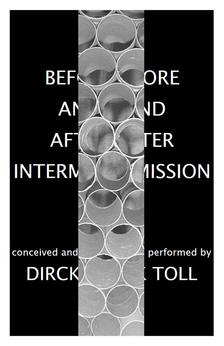Front of program for Before and After Intermission