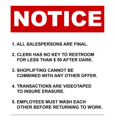 Notice